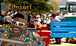 Screenshot of zimsurf website.